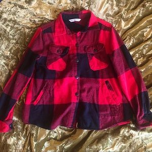 Boxy Woolwich Flannel Shirt/Jacket